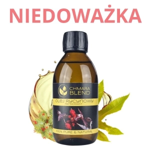 Olej Rycynowy rafinowany 117g NIEDOWAŻKA