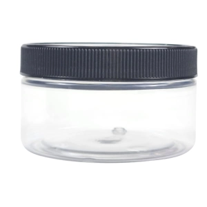 Słoik Bezbarwny PET z Czarną nakrętką 100ml